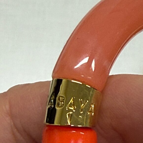 PARABAYA Multicolor Resin Beaded Elastic Bracelet, FRANCE - Picture 3 of 5